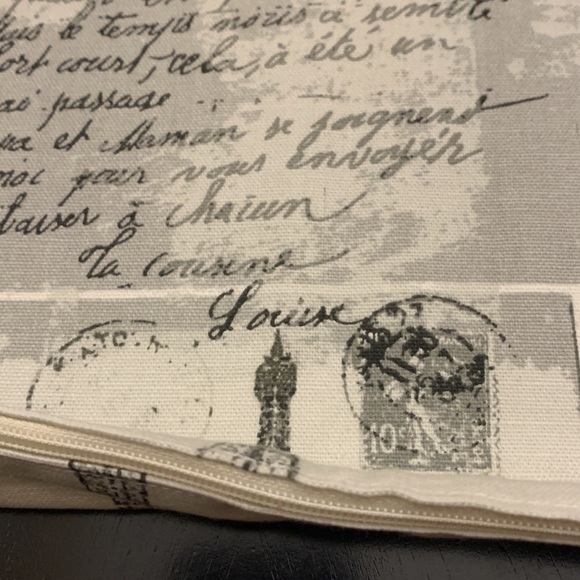 Paris Postcards 🇫🇷 Decor Throw Pillow Cover with zipper - Picture 7 of 7